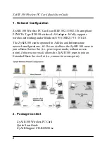 Preview for 2 page of ZyXEL Communications ZyXEL ZyAIR 100 Quick Start Manual