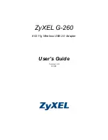 Предварительный просмотр 1 страницы ZyXEL Communications ZyXEL ZyAIR G-260 User Manual