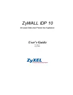 Preview for 1 page of ZyXEL Communications ZyXEL ZyWALL IDP 10 User Manual
