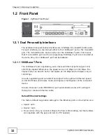 Предварительный просмотр 32 страницы ZyXEL Communications ZyXEL ZyWALL USG-1000 User Manual