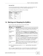 Предварительный просмотр 37 страницы ZyXEL Communications ZyXEL ZyWALL USG-1000 User Manual