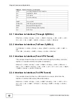 Предварительный просмотр 42 страницы ZyXEL Communications ZyXEL ZyWALL USG-1000 User Manual